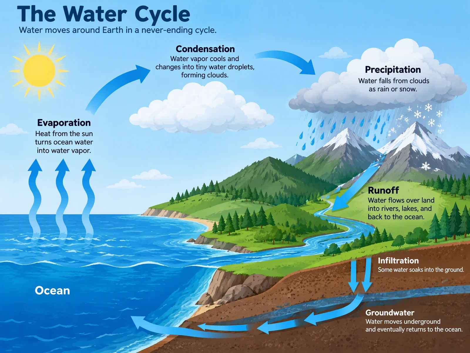 The water cycle