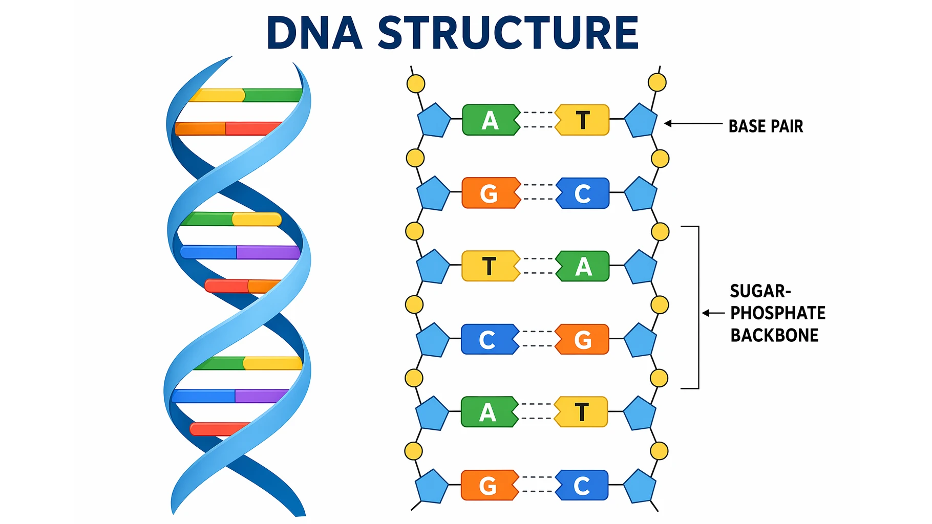 DNA Structure: The Double Helix and Base Pairs Explained