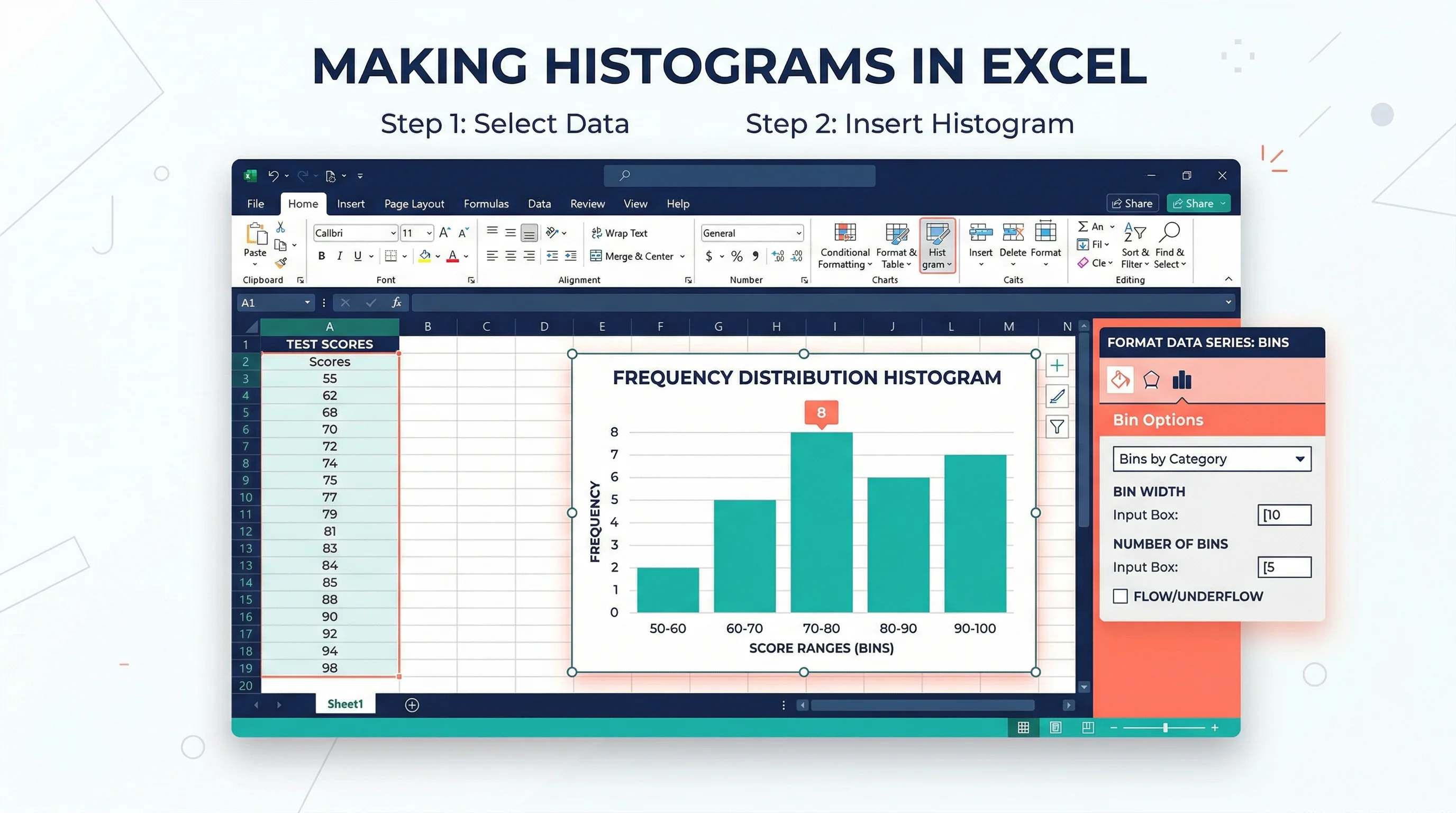 How to Make a Histogram in Excel: Step-by-Step Guide (2026) How to Make a Histogram in Excel: Step-by-Step Guide (2026)
