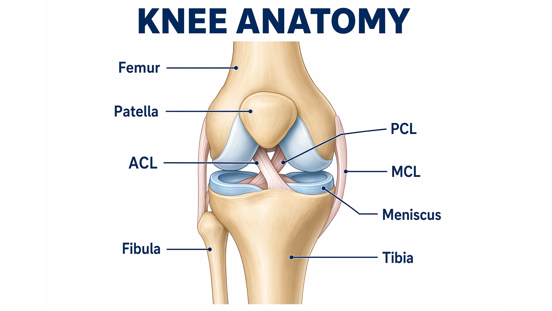 Knee Anatomy Explained: Bones, Ligaments & Diagram