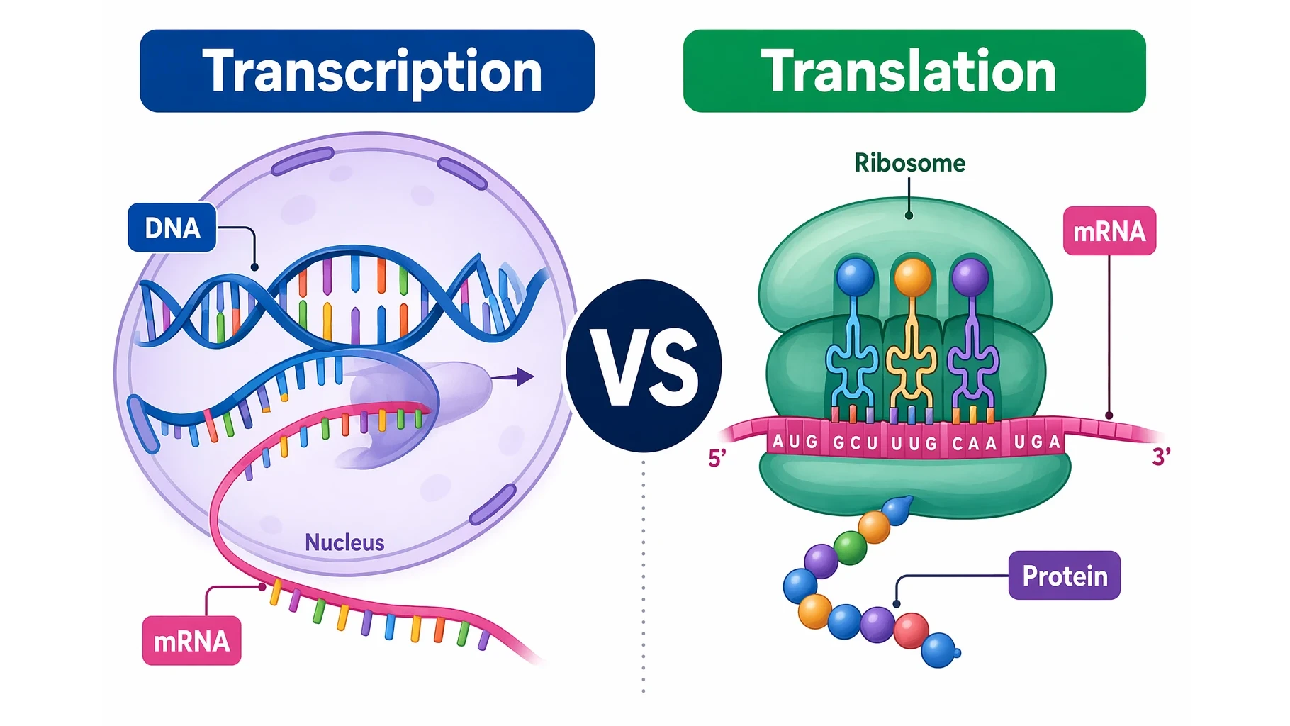 Transcription vs Translation: Key Differences Explained