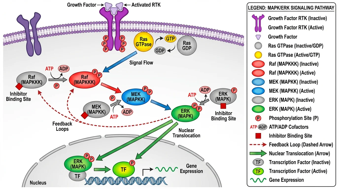 MAPK signaling pathway generated with AI