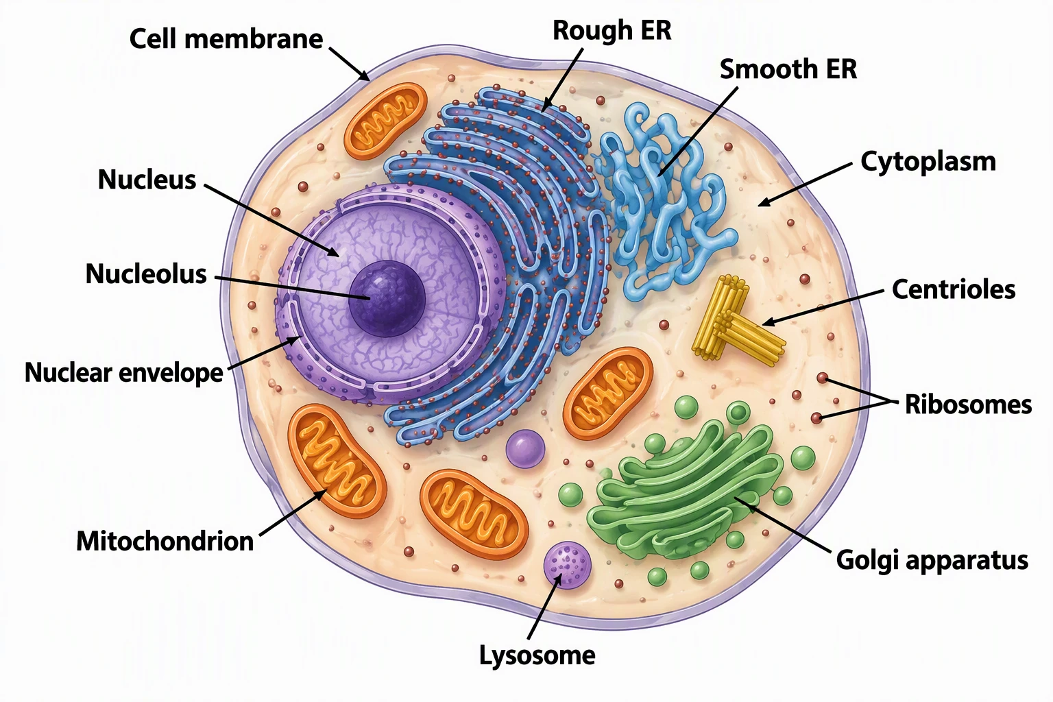 Animal Cell Diagram Generator