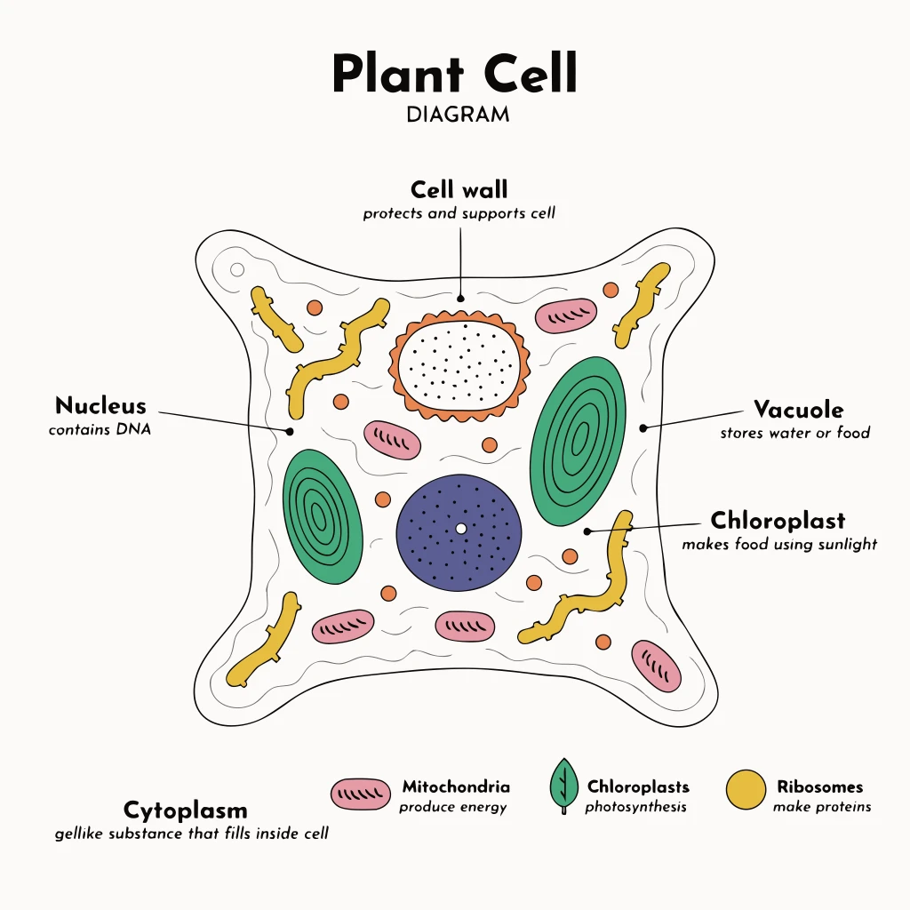 Schéma de Cellule Végétale before conversion