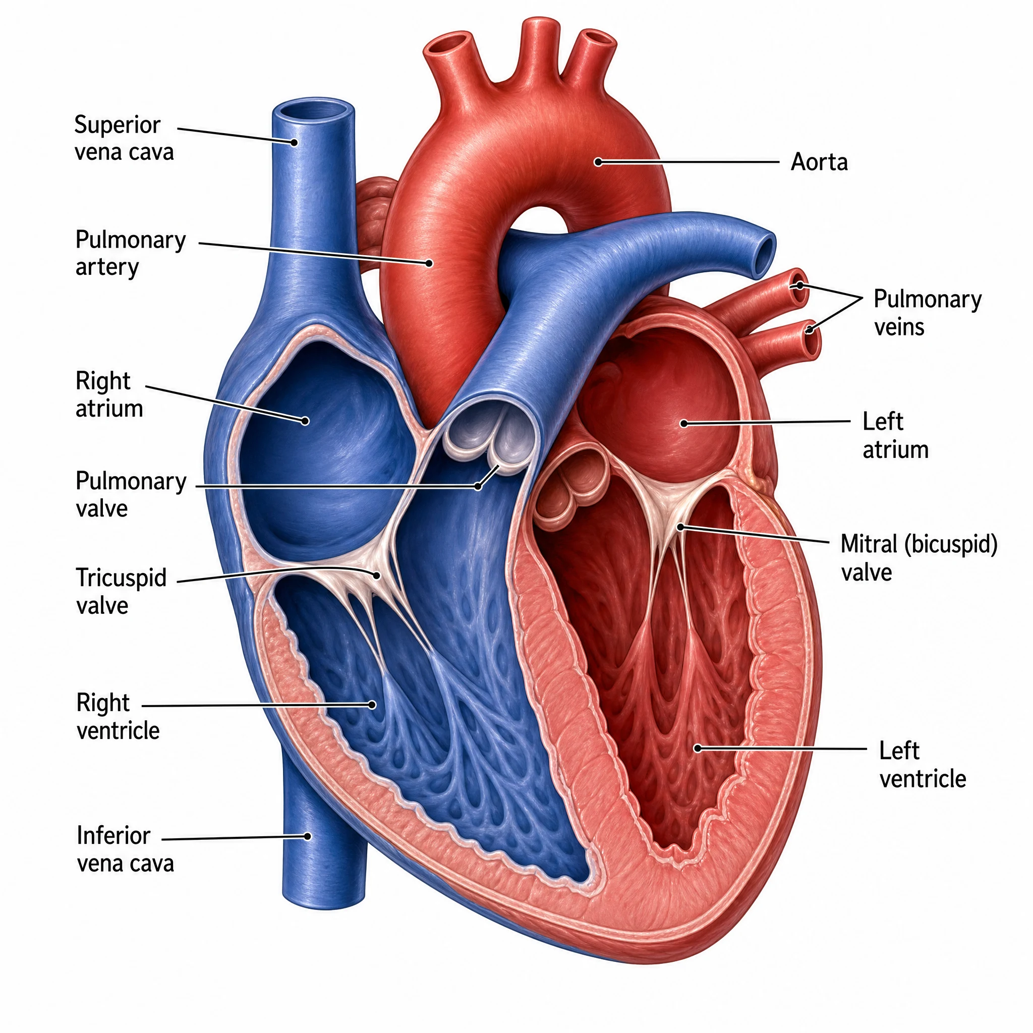 Heart Diagram Generator Labeled Heart Anatomy Heart Diagram Generator Labeled Heart Anatomy