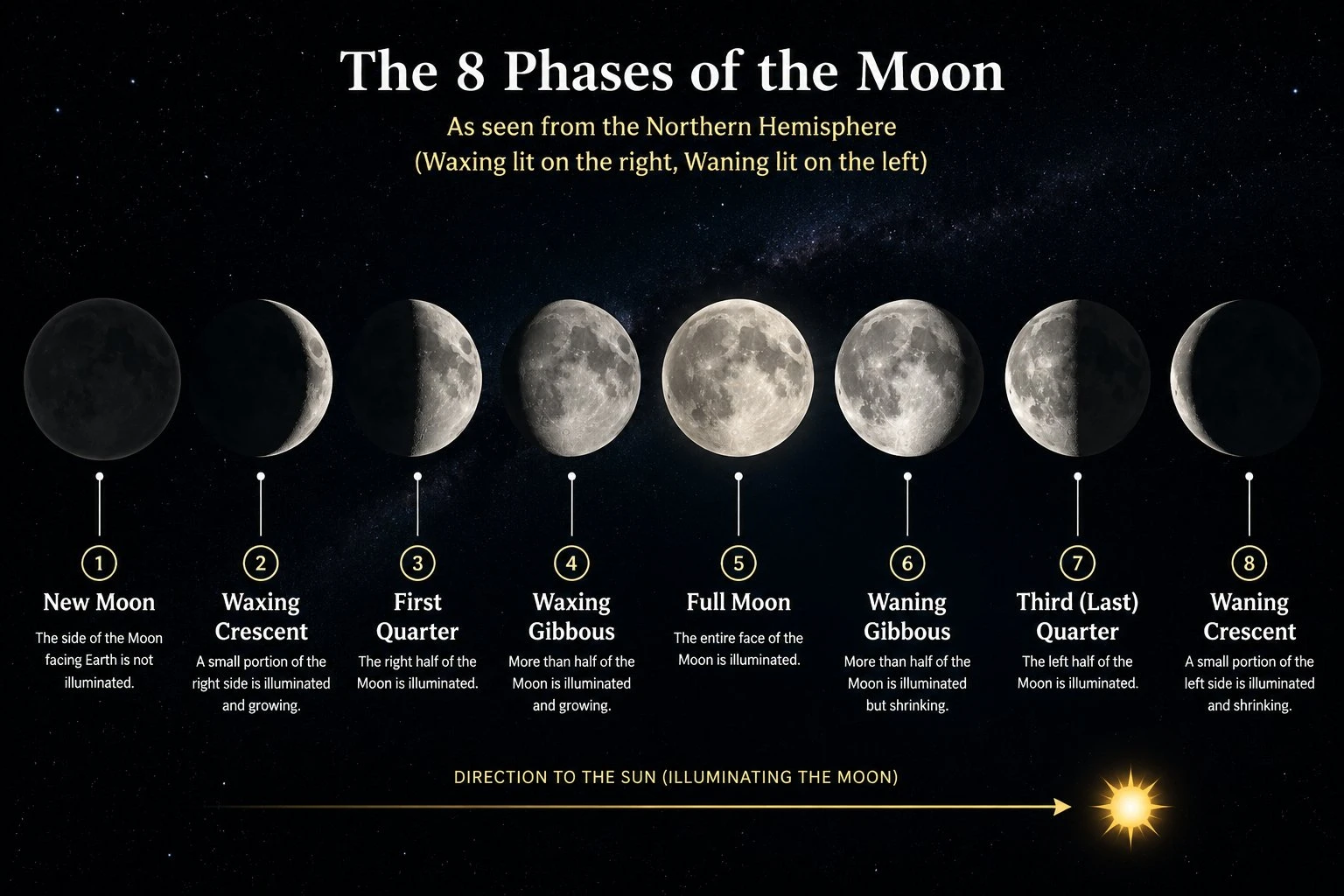 Moon Phases Diagram Generator