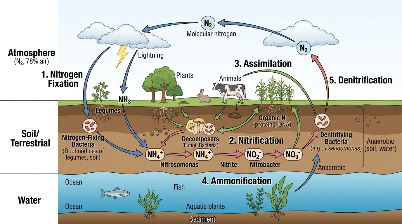 Nitrogen Cycle Diagram