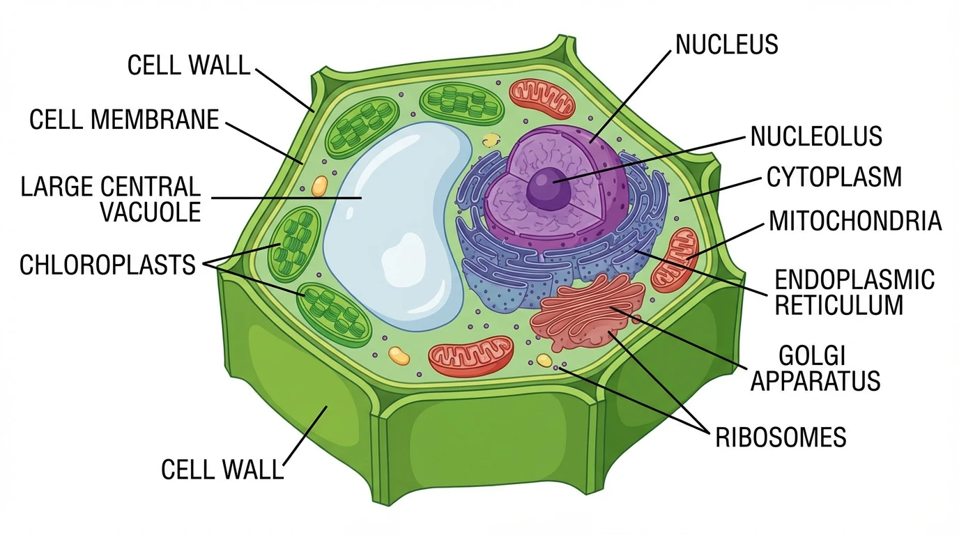 Plant Cell Diagram Generator