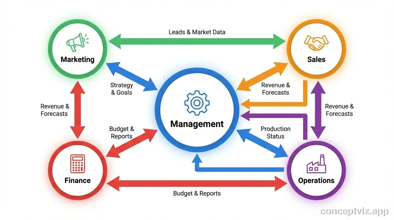 Visual diagram showing relationships between key concepts