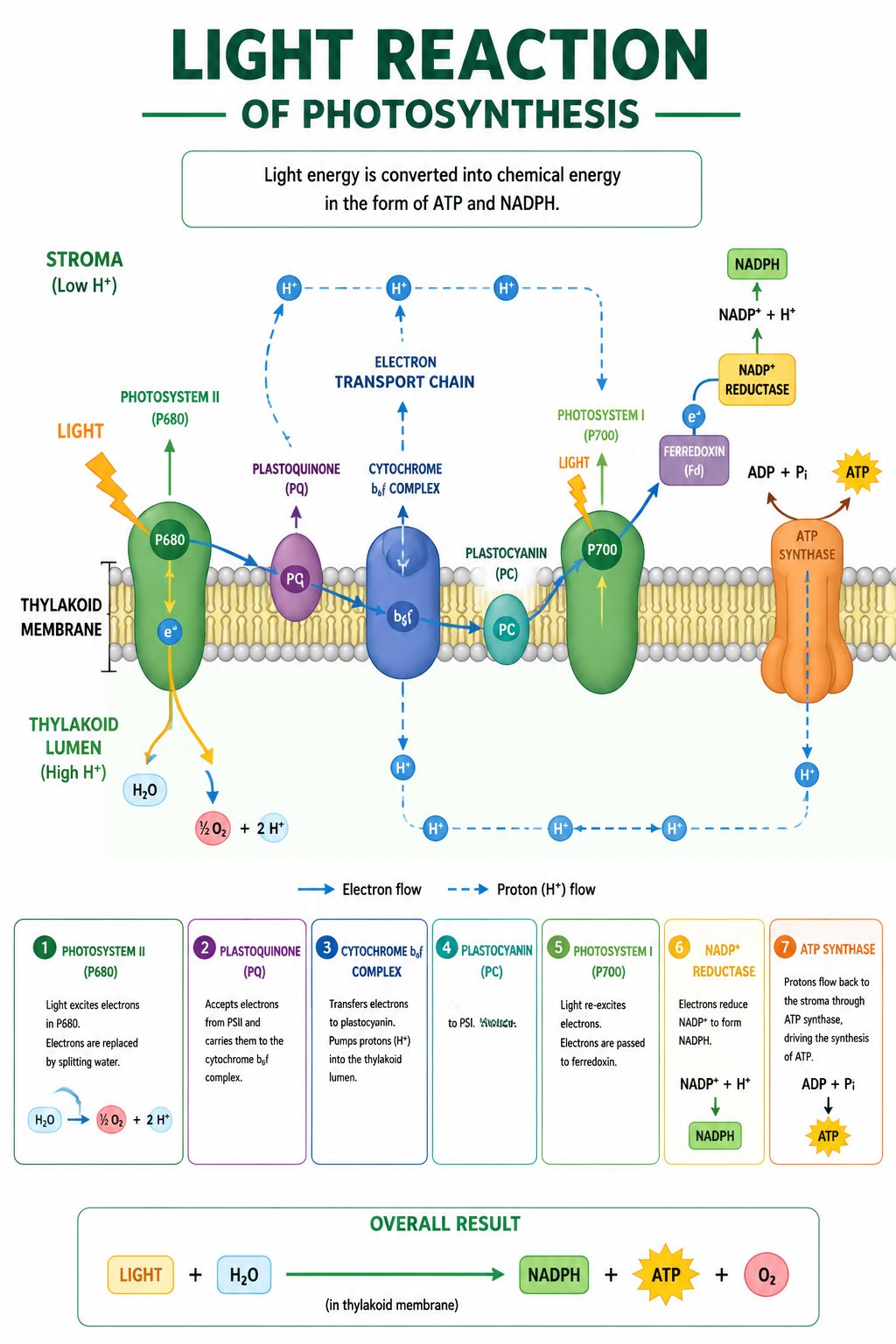 Photosynthesis: light reaction